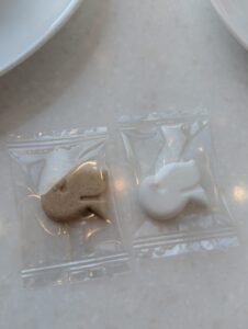 鳩の形のお砂糖