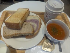 ブランシェ浅野屋のモーニングセット