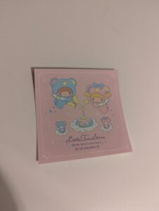 キキララのステッカー 