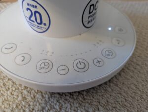 サーキュレーターの夜間モード